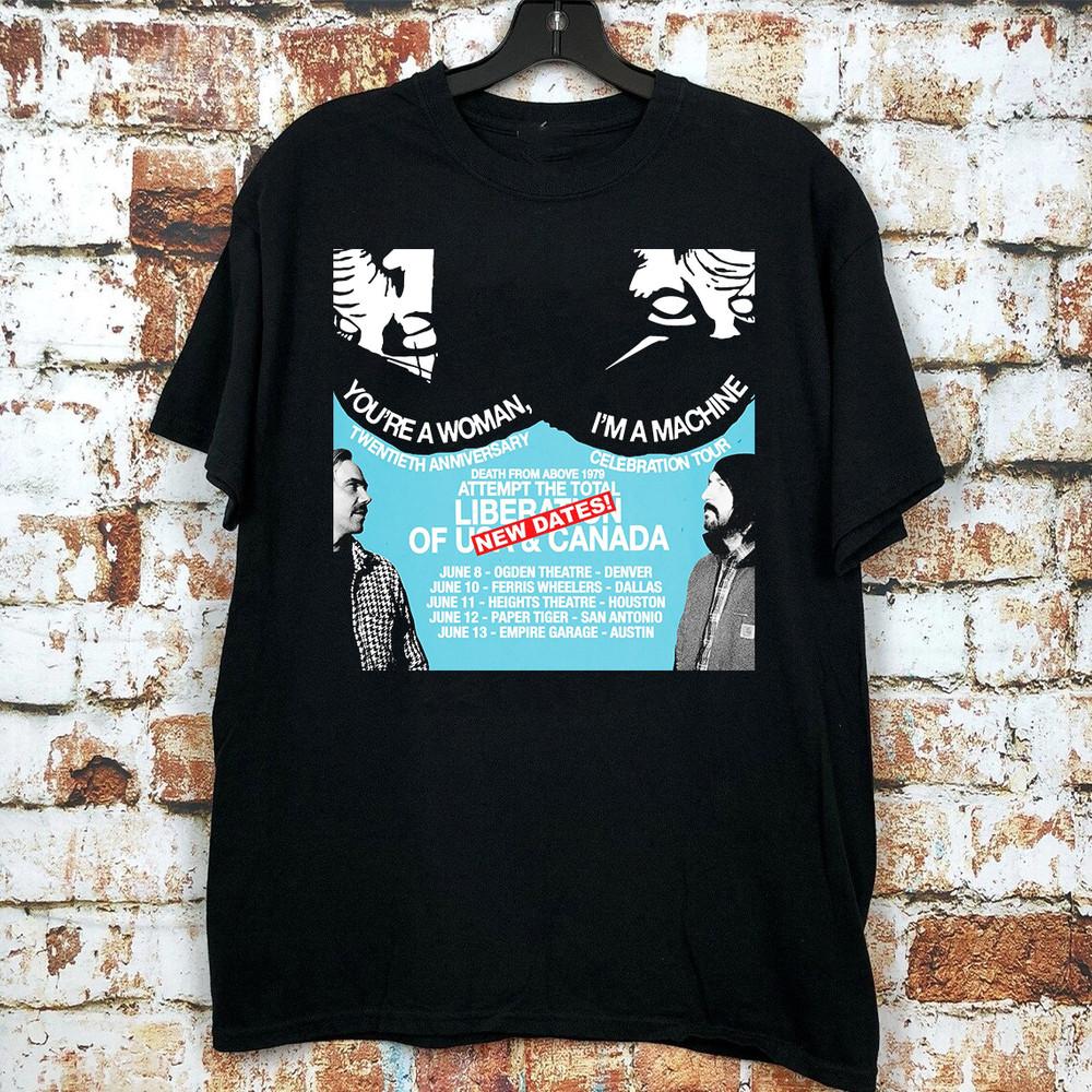 Death From Above 1979 Celebration Tour 20th  Full Size S-5XL SS752 Unisex T-Shirt XXXL