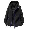 New A/W Unisex 3-in-1 Shell Jacket with Detachable Down Liner - Windproof & Waterproof for Outdoor Adventures