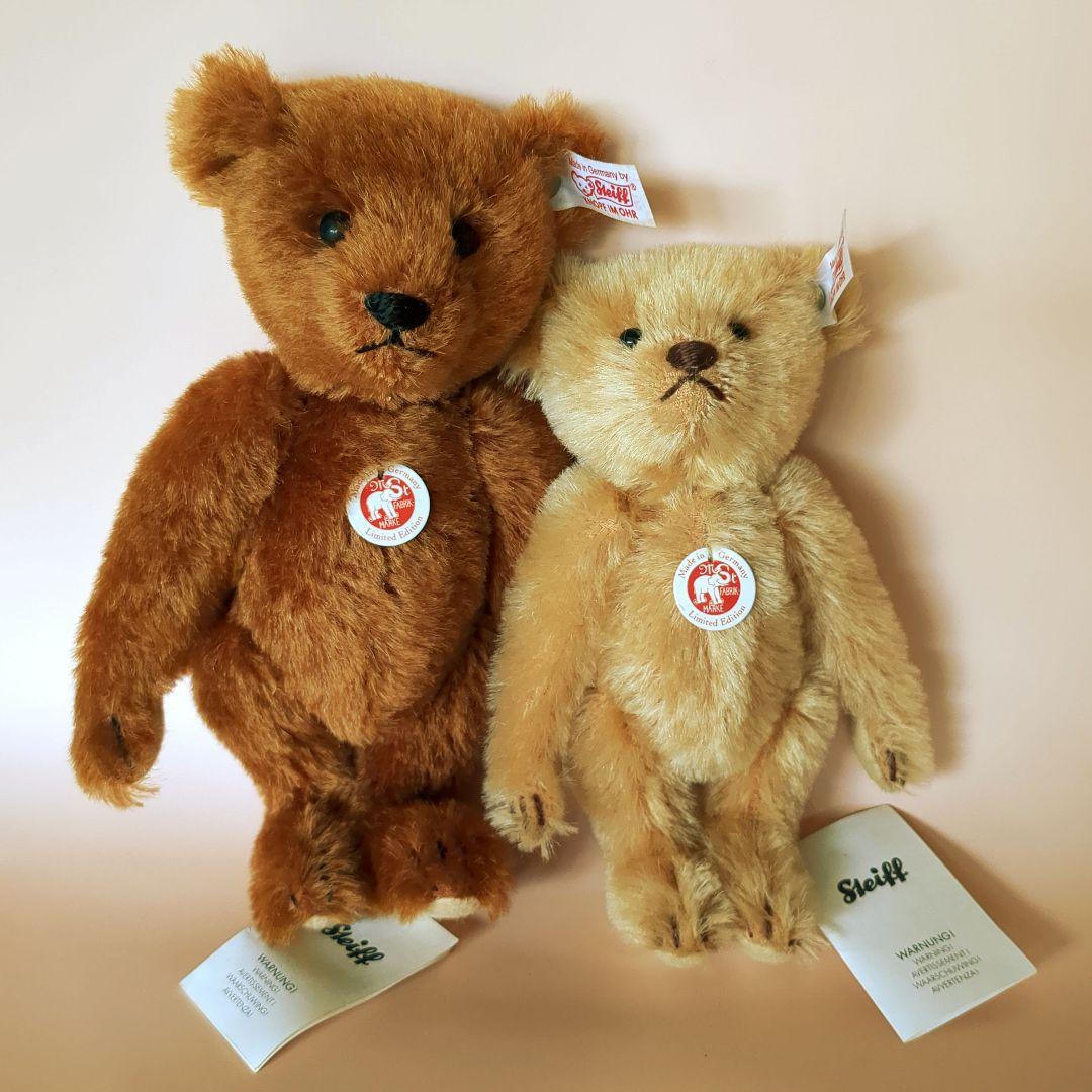 

[USED] Steiff William & Henry Brothers Teddy Bear in a Tin