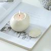 Creative Eggshell Shape Candle Holder Ceramic Candlestick Desk Decoration Wax Melt Burner Aroma Diffuser Home Aroma Container
