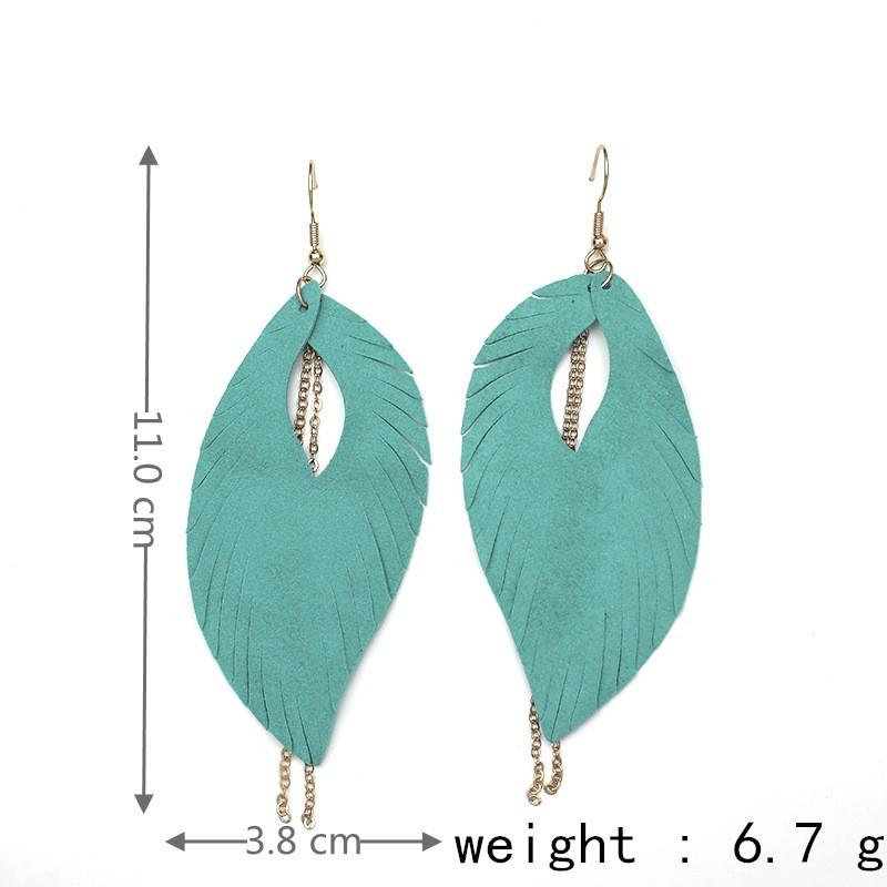 Retro Mori Style Fresh Leaf Earrings - Japanese & Korean Inspired Ear Accessories