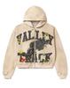 Europe, America 2025 American Graffiti Printing Men's and Women's Loose Casual Zipper Hooded Sweater Trendy Brand