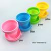 Collapsible Silicone Water Cup with Lid - Portable and Retractable for Travel and Outdoor Use