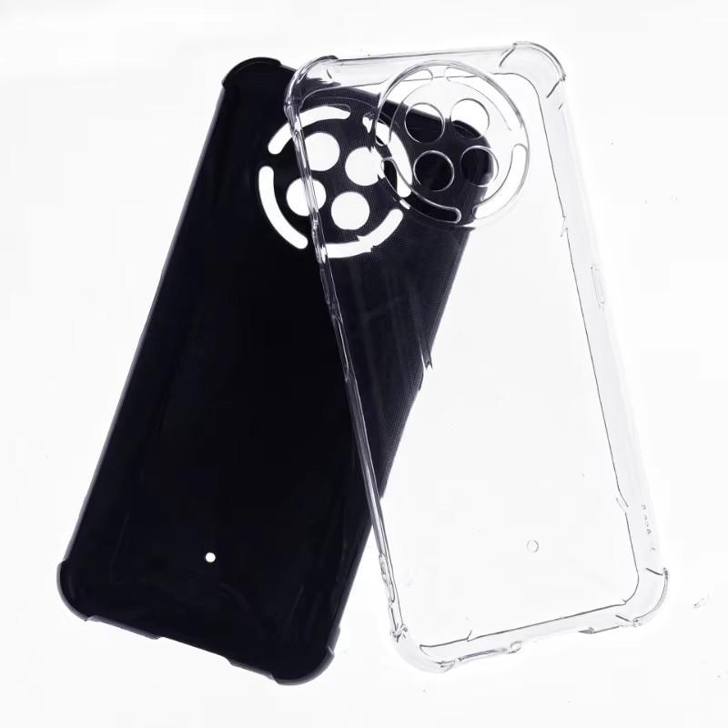 1-2PCS Soft TPU Case for Cubot KingKong ACE 5 Clear Black Phone Case for KingKong ACE5 Silicone Soft Cover Protective Back Shell