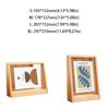 Wooden Photo Frame Stand Creative Photo Albums Desktop Decoration DIY Display Frame  Bedroom