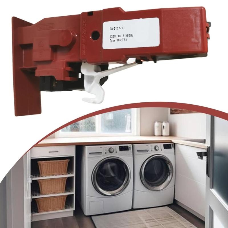 Washing Machine Door Lock Replacement Universally Fit Plastic Safety Latches Mechanism for Various Top Load Dryer Models
