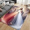 Divine Sacred Heart Design suitable as a non-slip mat for the living room or bedroom sofa