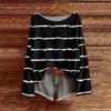 Long Sleeve Shirts For Women Print Graphic Tees Blouses Casual Plus Size Basic Tops Pullover