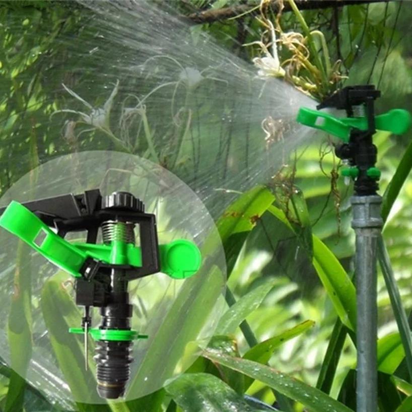1 Pcs 360 ° Adjustable Lawn Spray Nozzle Plastic Rocker Arm Spray Nozzle Agricultural Irrigation Garden Greening Spray Nozzle