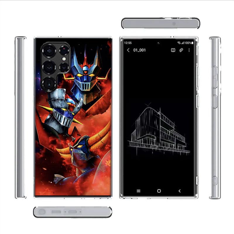 G-Goldorak UFO Robot Capa Phone Case For Samsung S26 Ultra S25 Edge Galaxy S23 S21 S20 S24 FE S22 S10 Plus Cover Clear TPU Shell
