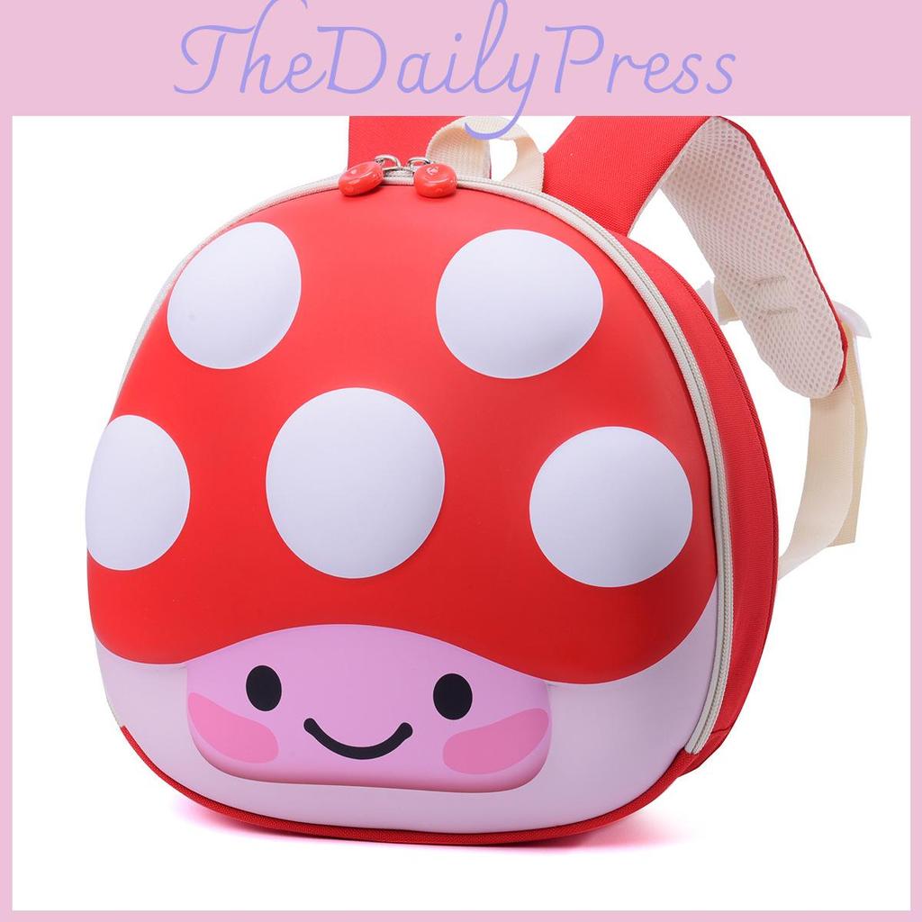 Hard Shell Childrens With Cartoon Mushroom Design For Daily Learning Play And