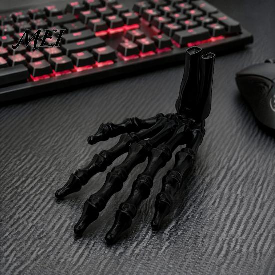 Skeleton Hand Ornament 3D Printed Figurine, Spooky Bone Statue for Lifelike Figurine Halloween Party, Gothic Model, Desk Decor Desktop Sculpture