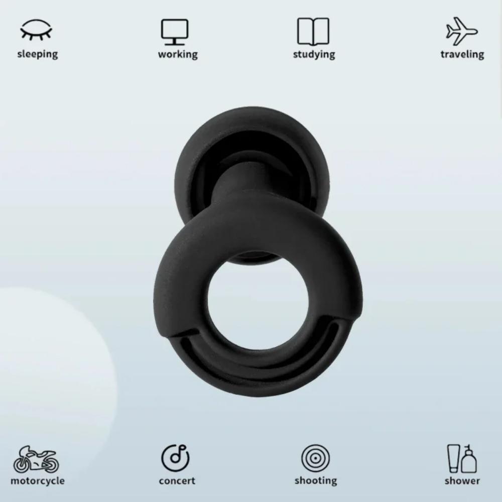 Bouchons d'oreilles Loop Quiet pour la réduction du bruit pour dormir Bouchons d'oreilles en silicone pour la natation Bouchons d'oreilles filtrants le bruit des motos