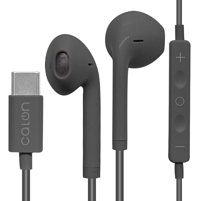 

rasta banana Smartphone iPhone16 Android for Type-C stereo earphone microphone wired calon charcoal gray RESMSCD04CGRY