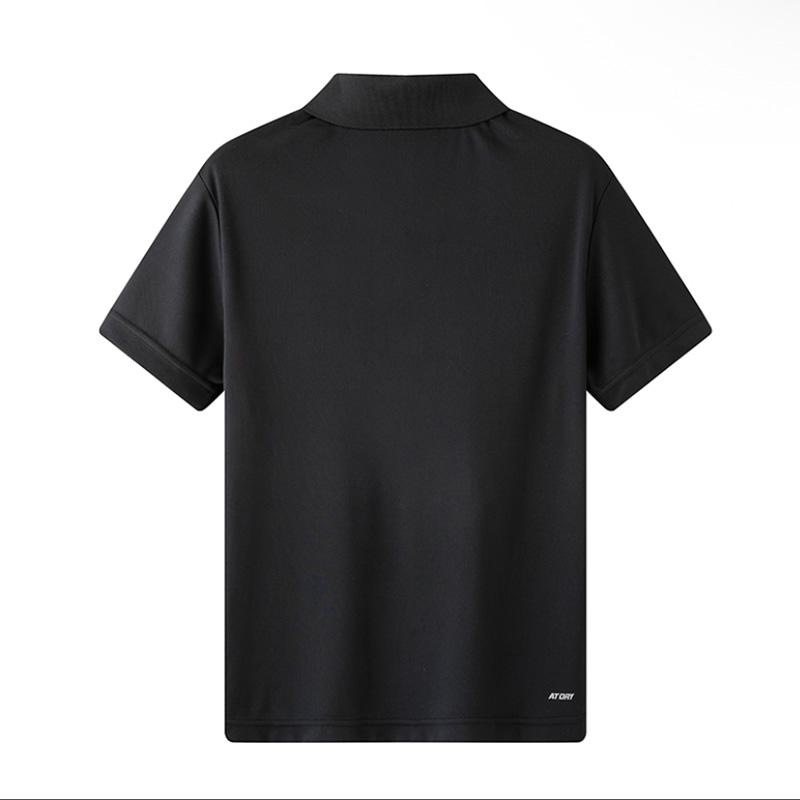 Li-Ning Casual Breathable Comfortable Sports Polo Shirt Men Tops Black APLU803-2