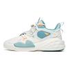 Anta Dominator Non-Slip Lightweight Mid-Top Sneakers Men Sneakers White Blue Green 112128084-4