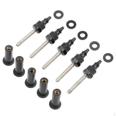 Windscreen Screws Nuts Kit Accessories with Gasket Motorcycle Fairing Bolts for Glide Sturdy