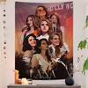 Lana Del Rey Anime Wandteppich Kunst Science-Fiction Zimmer Heimdekoration Wandkunst Dekor