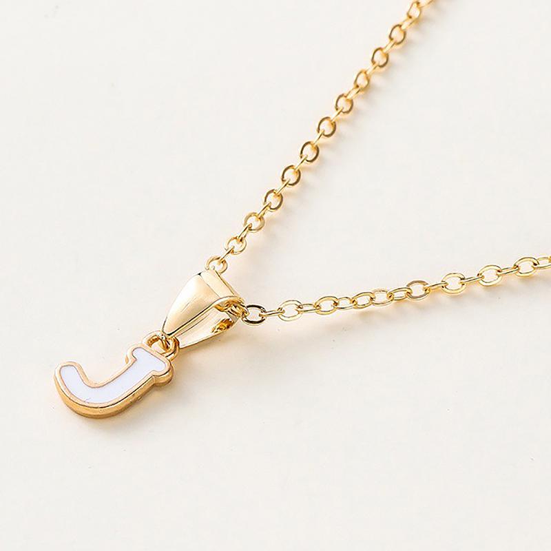 Personalized 26 Initials Charm Necklace For Women Men Premium Design Name Necklace Ladies Jewelry Gift