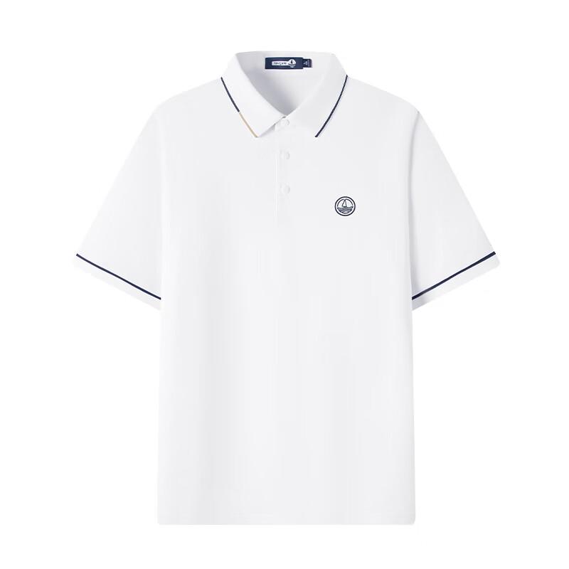 NAVIGARE Men's Quick-Dry Sun Protection Short Sleeve Polo Shirt
