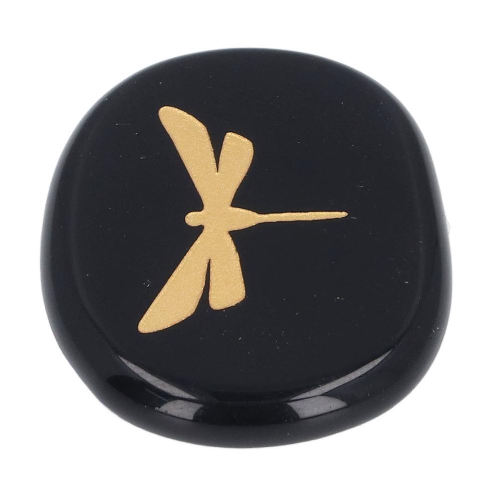 Mineral Craft Worry Stone Black Balance Stone Crystals Pocket Worry Stone Home Office Use
