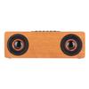 Wireless Bluetooth Speaker 10W Wireless Charging Wooden Retro Alarm Clock Speaker for Mobile Phones