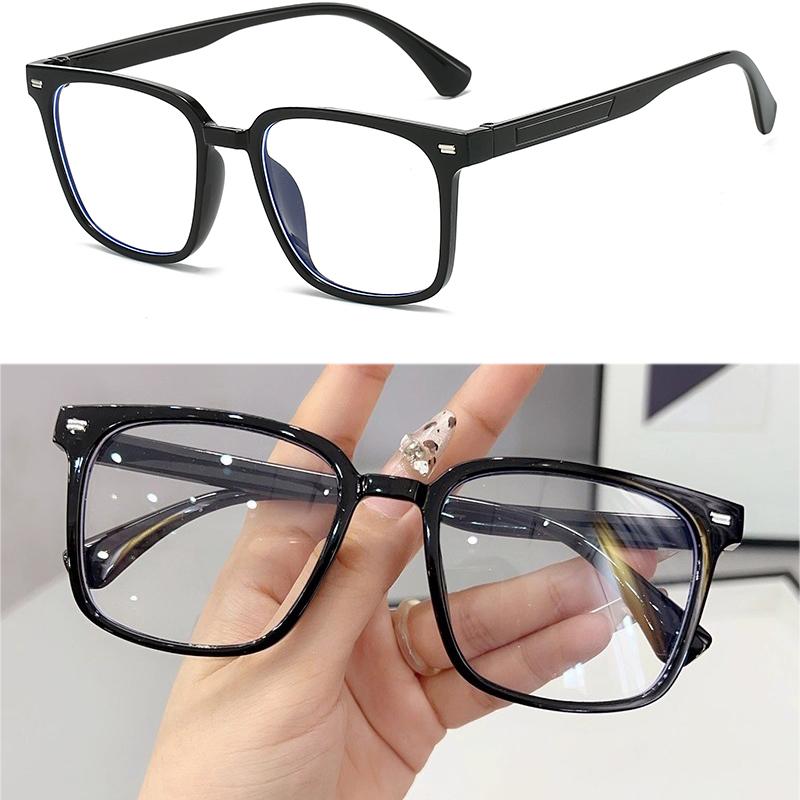 

2Pcs Round Eyewear Transparent Computer Glasses Frame Women Men Anti Blue Light Blocking Glasses Optical Spectacle Eyeglass