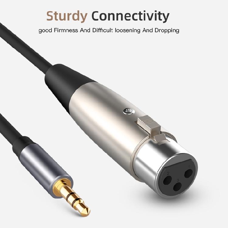 3.5 XLR Audio Cable 3.5mm Male XLR Female Audio Line 3P XLR 3pin AUX Line