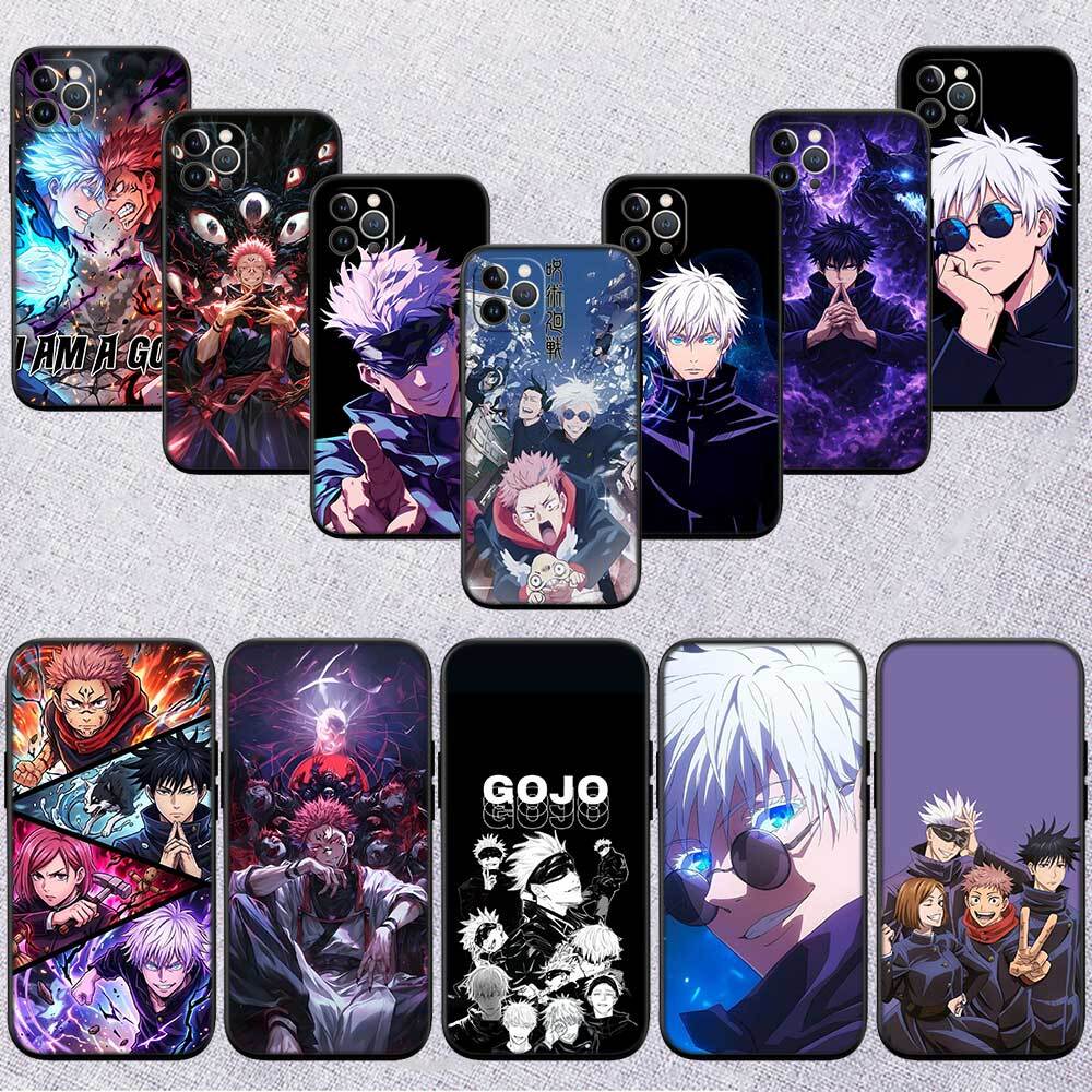 Anime Gojo Jujutsus Shockproof Phone Case for Redmi Note 8 8T 9 9A 9C 9T 9S 10 11 11S 10C 10X 10A 10T Pro Max Plus Prime