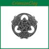 Celtic Knot Brooch Pin With Electroplated Finish For Men Women Commuter Fashion