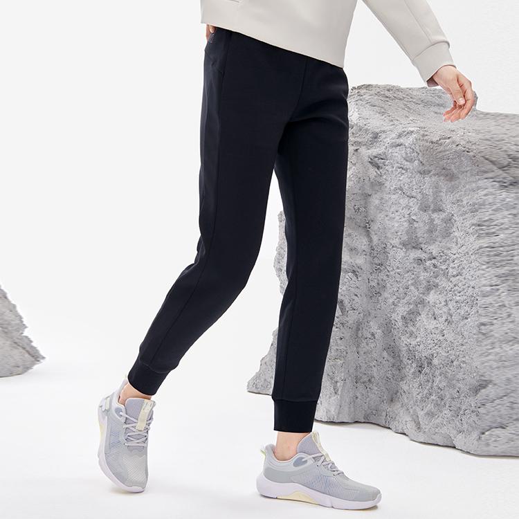 New FILA Athletics Knitted Sweatpants Women's Pitch Black A11W231628F-BK