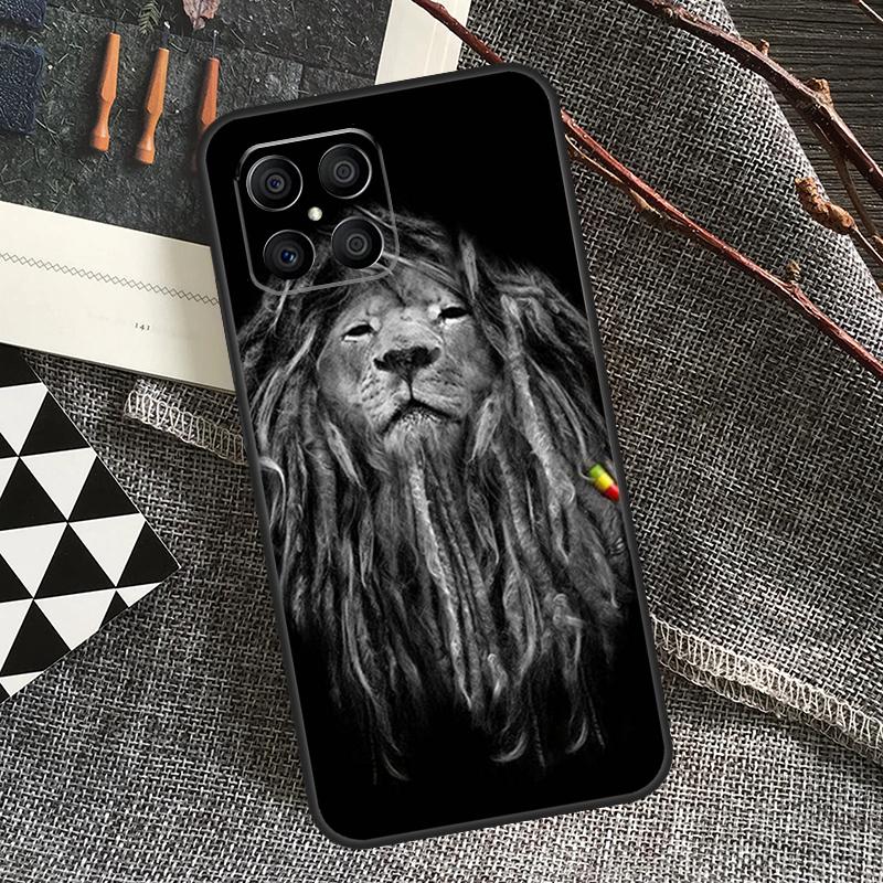 Rasta Lion Reggae Bob Marleys For Honor Magic 6 Pro Magic 5 Lite 50 70 90 Lite X6 X7 X8 X9 X6a X7a X8a X9a X8b X9b Case