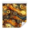 Ink Gold, Ochre and Rust Wallpaper for Living Room and Bedroom 50x1000