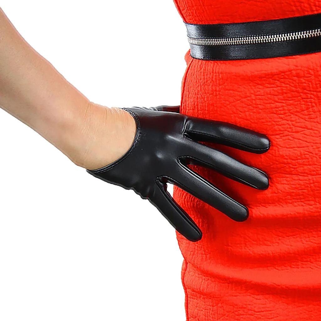 DooWay 70 cm Långa Läderhandskar Svarta TOUCHSKÄRM Konstläder PU Axelhöjd Kvällsfest Kostym Cosplay Opera Halloween Handske