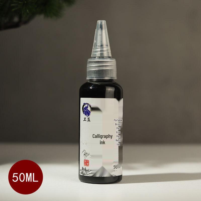 Xiuli 30ml Soft Brush Pen Ink - Fountain Pen Style Calligraphy Ink with 5ml Brush Bottle