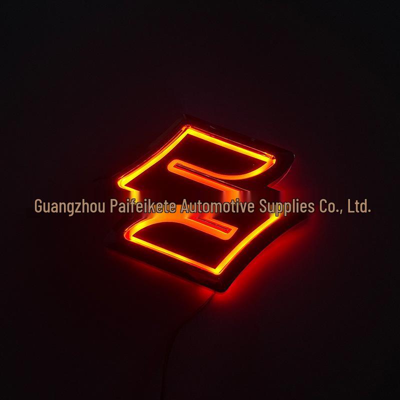 5D LED Luminous Rear Tail Light for SUZUKI Car Logo