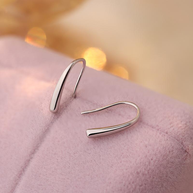 Geometric Hook Earrings Exquisite Geometric Minimalist Style Gentle Earrings