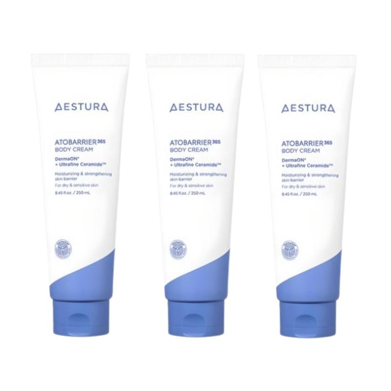 AESTURA Atobarrier365 Body Cream 250ml – Moisturizing Fresh Finish Body Cream for Dry Skin