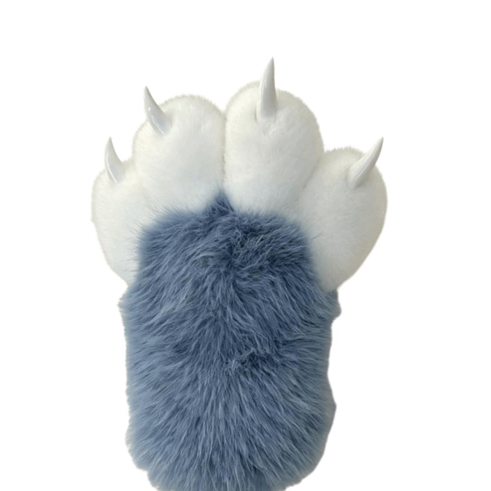Kawaii Thicken Beast Claw Glove Warm Furry Cosplay Costume Gloves Cosplay Props Plush Cat Paw Gloves Party
