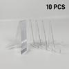 Acrylic Display Holder Transparent Triangle Commemorative Coin Small Photo fram Card Holder Rack Phone Stand Home Decor