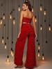European & American Sequin Wide-Leg Pants: Chic Spring/Summer Mid-Waist Slimming Casual Trousers