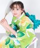 Conjunto de Cambio de Yukata Heiko para Niñas Junior En Busca del Pueblo Donde Florecen [KYOETSU] Conjunto, Yukata, Tipo de Dos Piezas, Niñas, Crudo, Tejido, 3 piezas