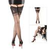 Bas Montants Multiusage Motif Trou de Serrure Extensibles Mélange de Nylon Plusieurs Couleurs Pantyhose Extensibles Mode