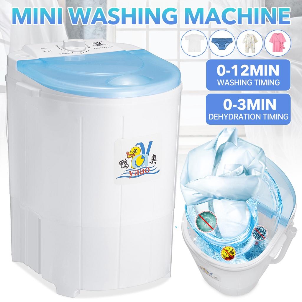 225W 3kg Přenosná Automatická Mini Pračka Na Praní Ponožek Spodního Prádla Prádla Čisticí Stroj Kbelík Malá Pračka