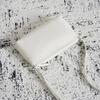 Womens Minimalist Small Square Crossbody Bag Genuine Leather Envelope Clutch Single Shoulder