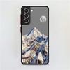 Aesthetic Snow Mountain Matte Case For Samsung Galaxy S22 S20 S21 FE S10 S9 Plus S8 Capa Note 20 Ultra 10 Lite Phone Fundas