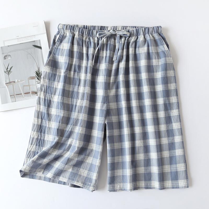 Pantaloni da pigiama da uomo Pantaloncini da pigiama da salotto Pantaloncini da pigiama morbidi e confortevoli e traspiranti con tasche Pantaloncini da casa con coulisse larghi Taglie forti per uomo