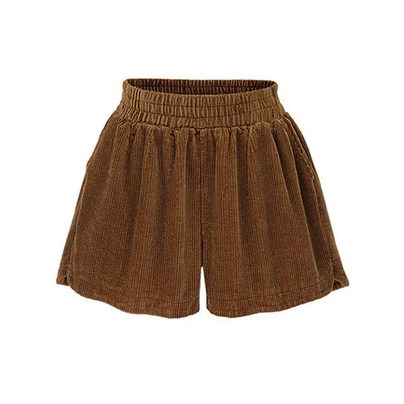 

Wide-leg Shorts Women s Clothing Plus Size High-waisted Pants Fat Sister Loose Casual Pants 6XL хакі