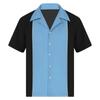 Men's Stripes 3D Printed Shirt Contrast Color Casual Hawaiian Beach Shirt Men's Simple Business Casual Fashion Top Men Clothing
