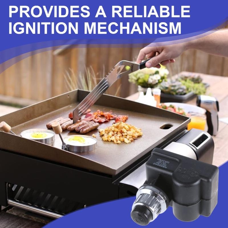 Grill Regulator Replacement for Tabletop Barbecue Griddles Metal Grill Igniters Practical Grill Heat Adjustment Knob